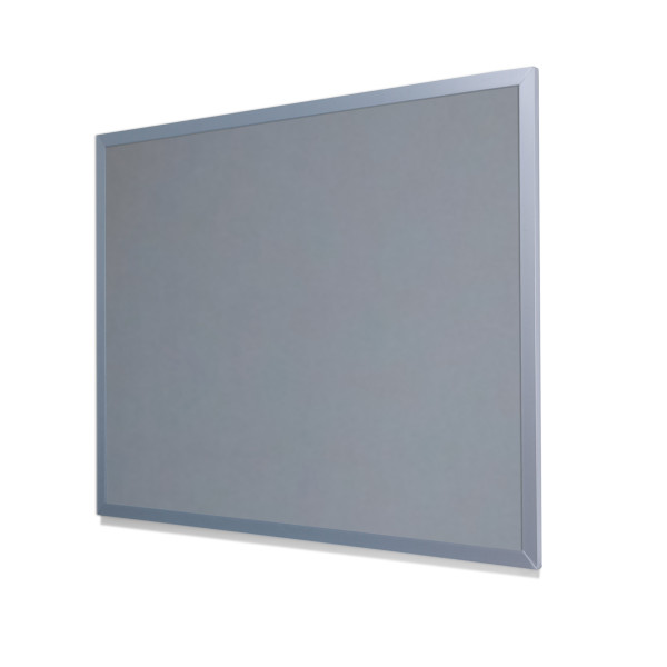 2162 Duck Egg Colored Cork Forbo Bulletin Board with Light Aluminum Frame